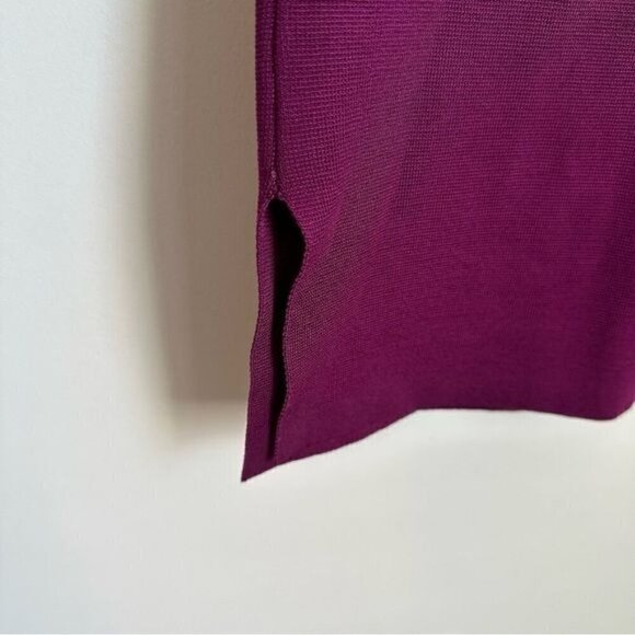 Chico’s TRAVELERS COLLECTIONSweater-Knit Top Plum Size Small - Picture 10 of 15